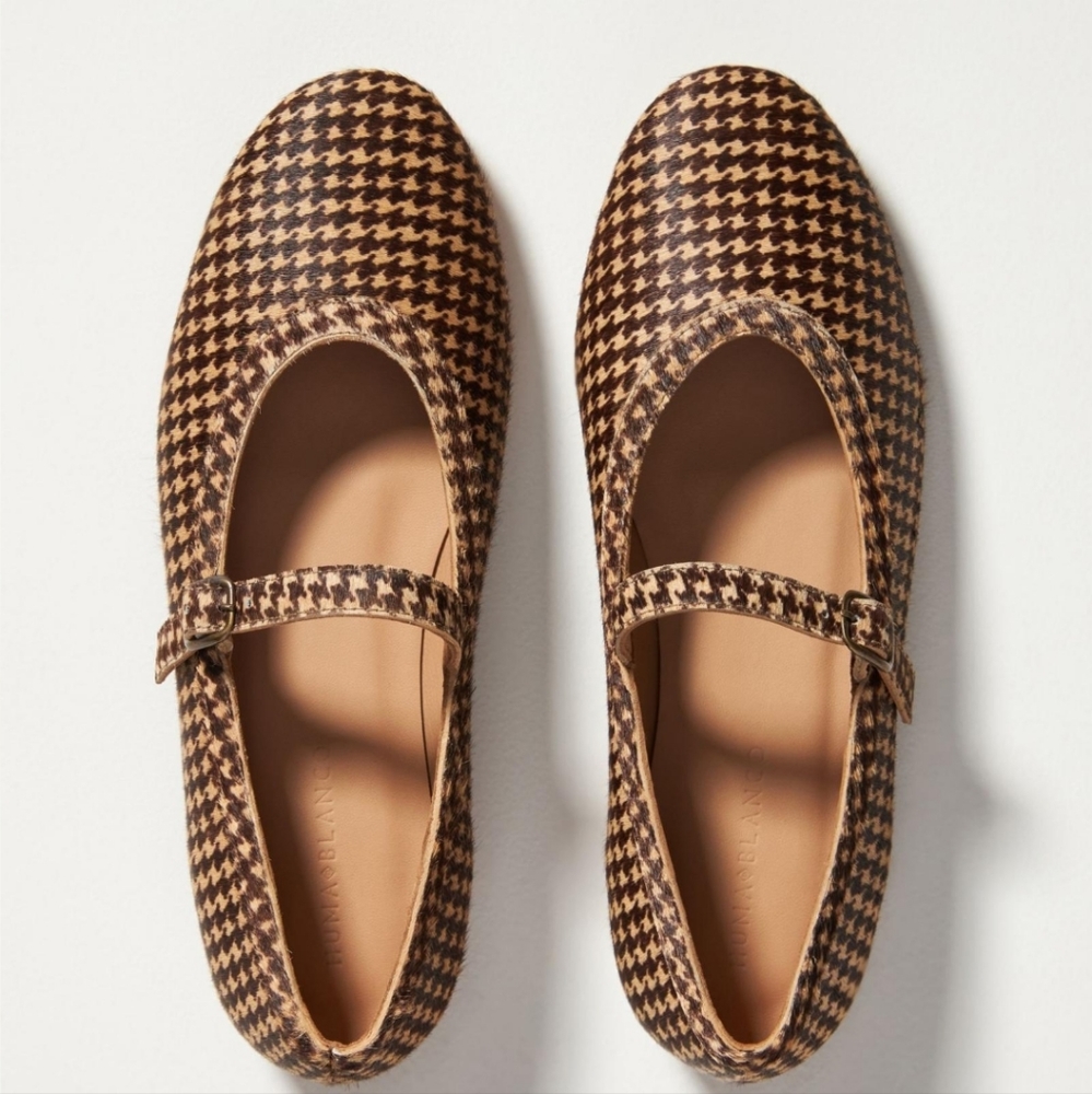 Huma Blanco Mary Jane Flats